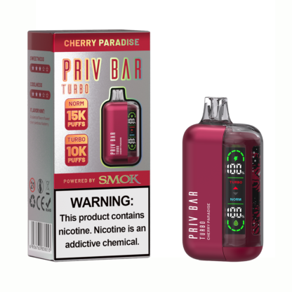 Smok Priv Bar Turbo 15000 Cherry Paradise Vape